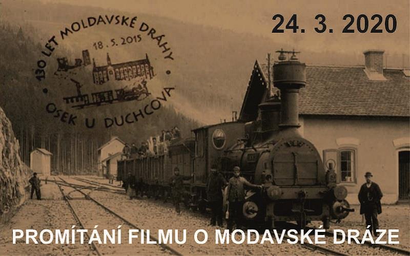 Promítání filmu o Moldavské dráze