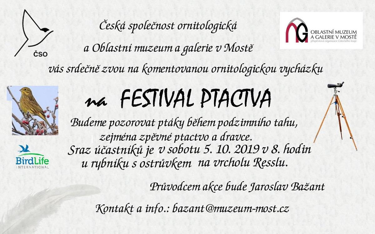 Festival ptactva 2019  - podzim