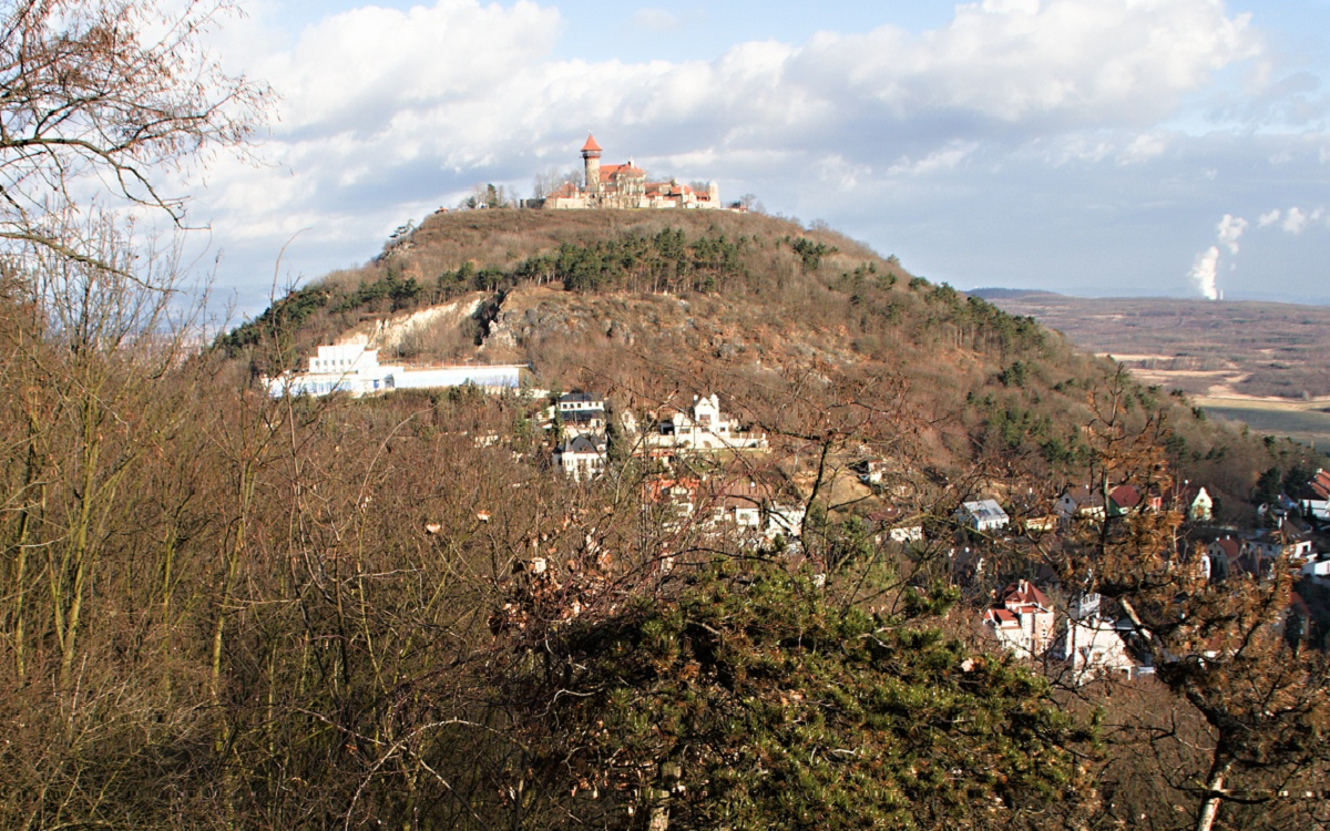 Wanderung auf den Hněvín