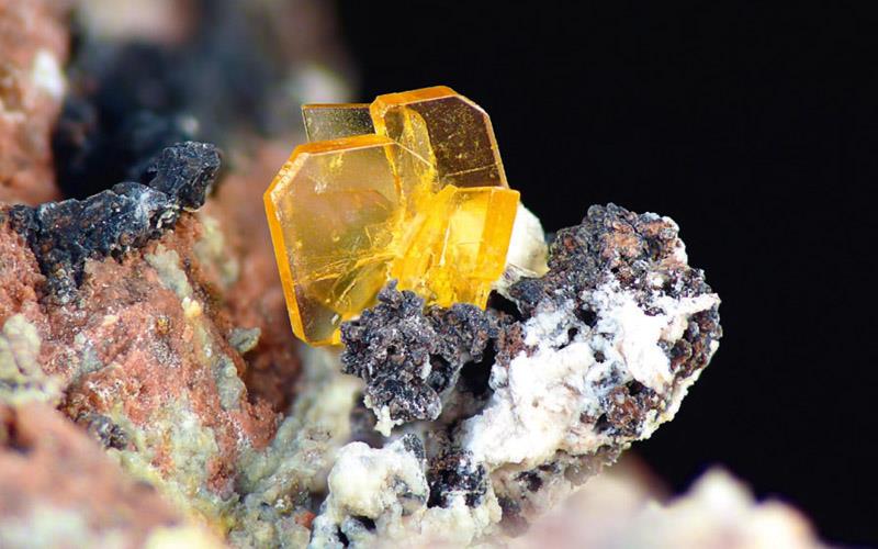 Mineralien im östlichen Teil des Erzgebirges