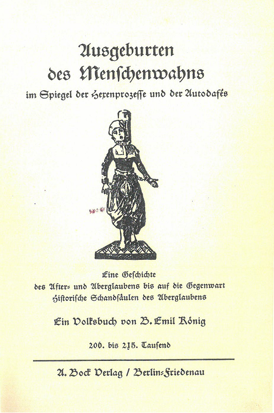 Buch über die Geschichte der Hexerei und der Hexenprozesse