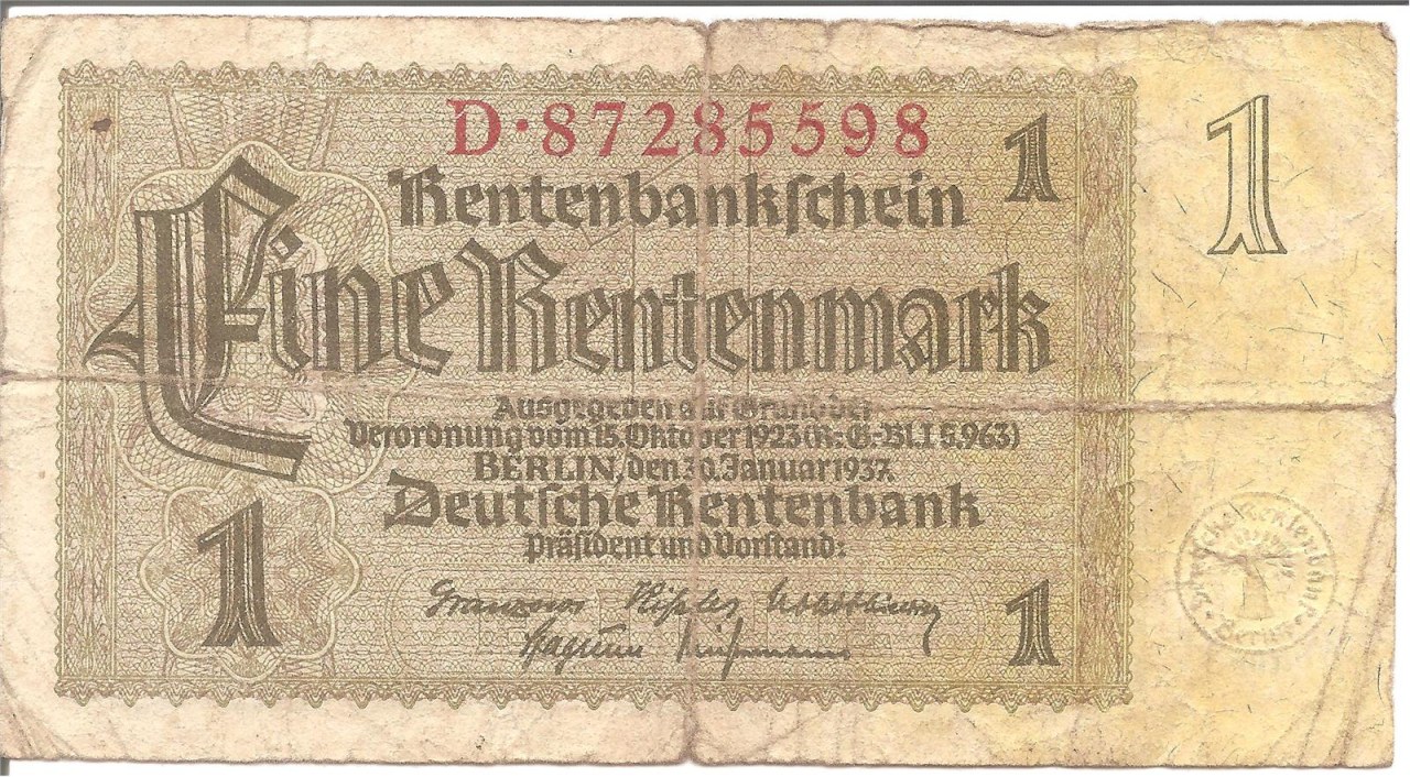 1 Rentenmarke (Rentenmark)