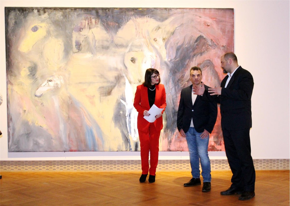 Vernissage der Ausstellung von Tibor Červeňák - Berührungen