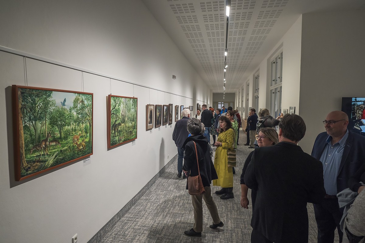 Vernissage der Ausstellung Wege in die Urzeit