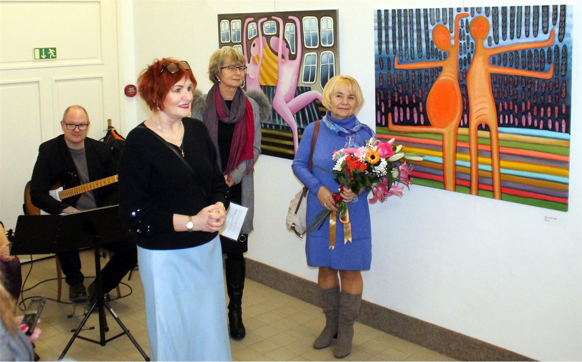 Vernissage der Ausstellung von Sylva Prchlíková