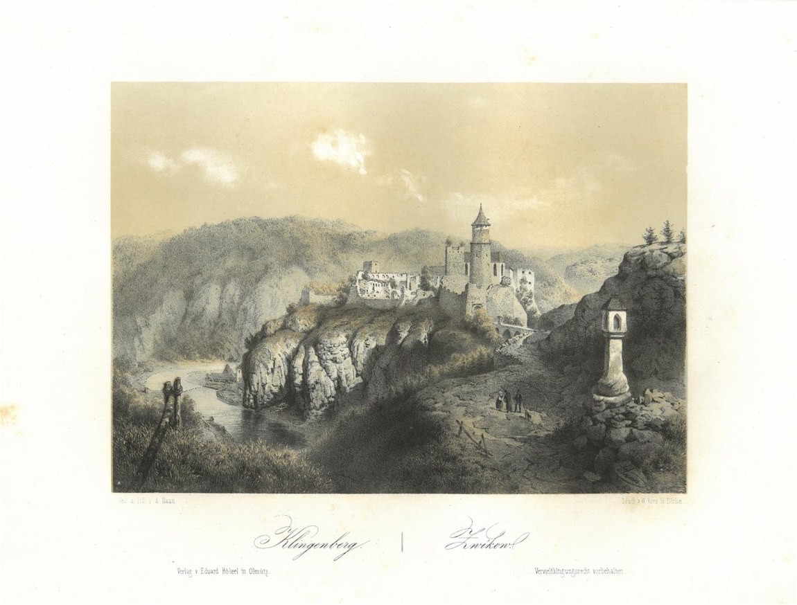 Toned Lithographs from the Album Königreich Böhmen