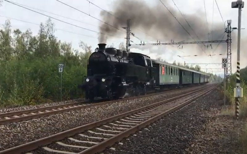 2020 - Special steam train ride Most-Chomutov (150 years of railways) - 433.001