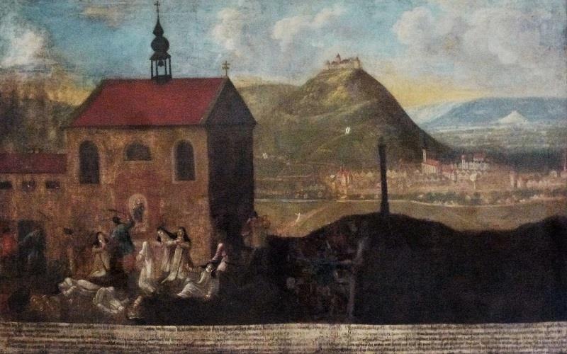 The painting Murder of the Nuns in Most