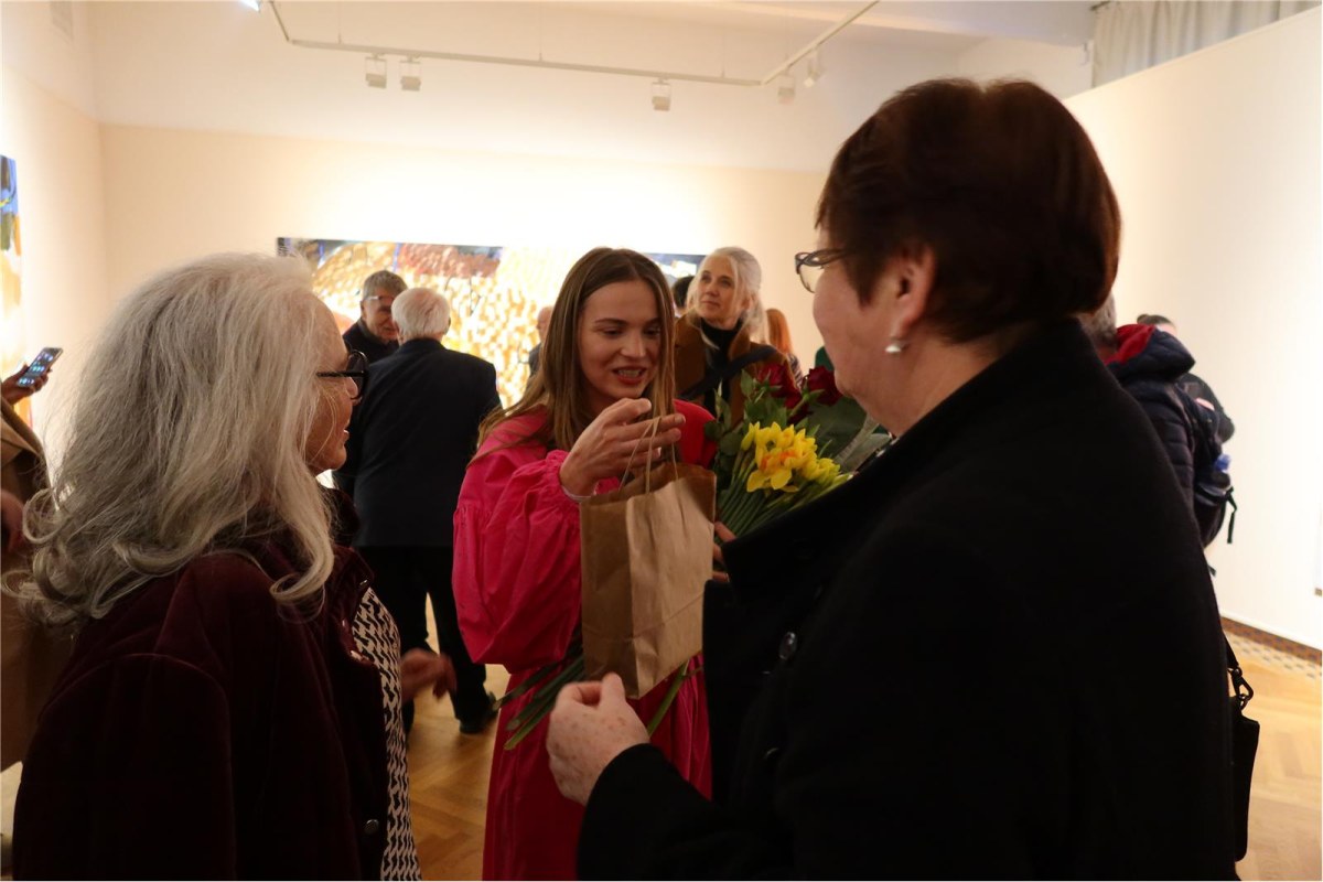 Opening of the exhibition of paintings by Sofie Švejdová