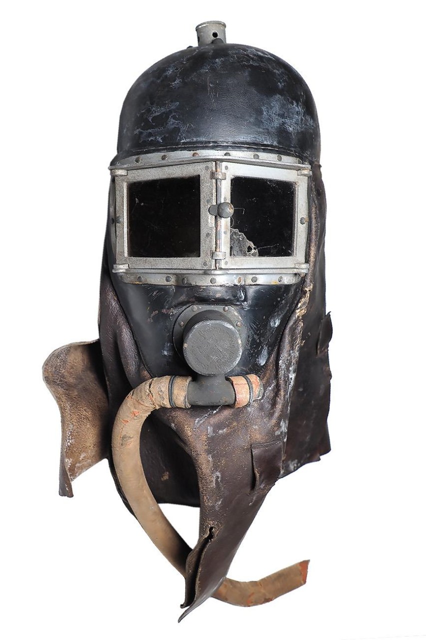 Firefighter Protective Mask from Around 1900